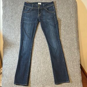 Hudson Jeans Women’s Size 27 Dark Blue Straight Leg Jeans Style #W176DHA